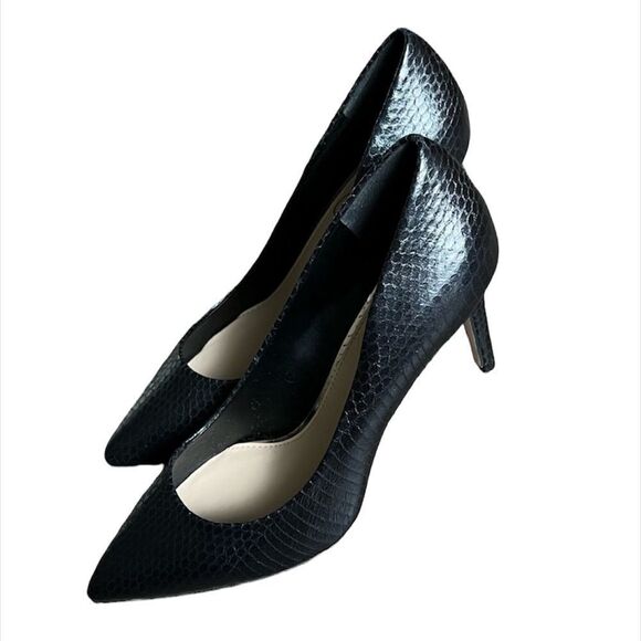 ✨ JESSICA SIMPSON Carpenter Snakeskin Print Pump ✨ - Picture 4 of 8